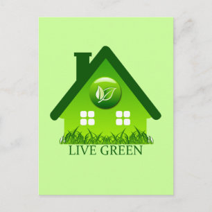 LIVE GREEN POSTCARD