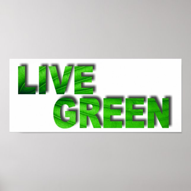 Live Green Poster (Front)