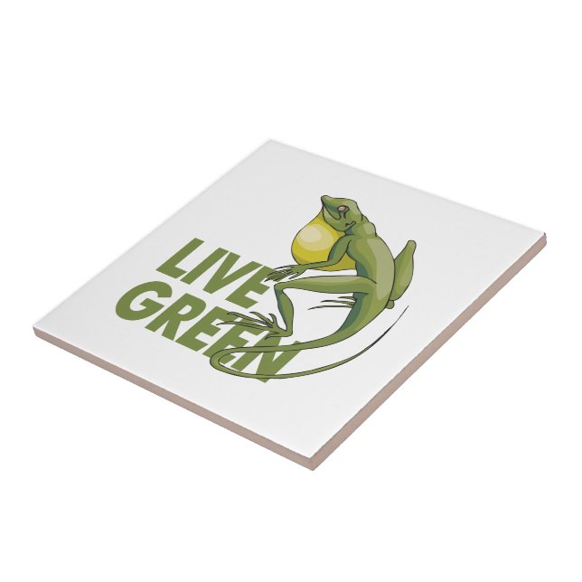 Live Green Tile (Side)