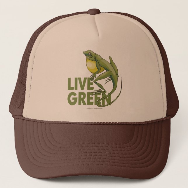 Live Green Trucker Hat (Front)