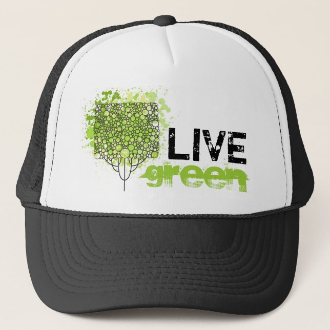 Live Green Trucker Hat (Front)