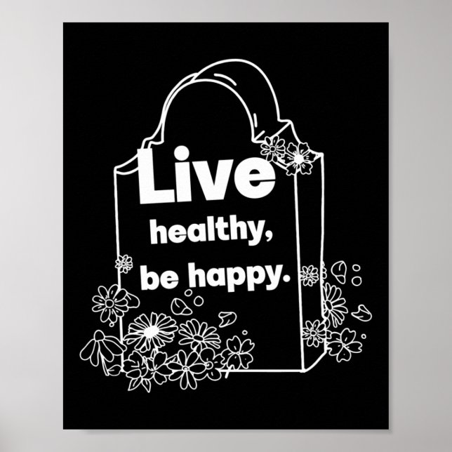 Live Healthy  Poster (Front)