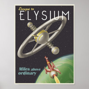 Live in a Space Station Poster