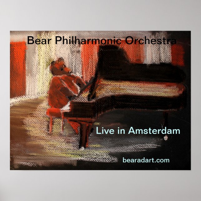 Live in Amsterdam Poster (Front)
