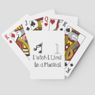 live in musical playing cards