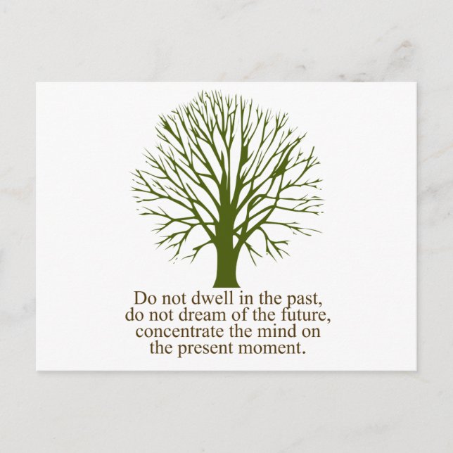 Live in the Present Moment Postcard (Front)