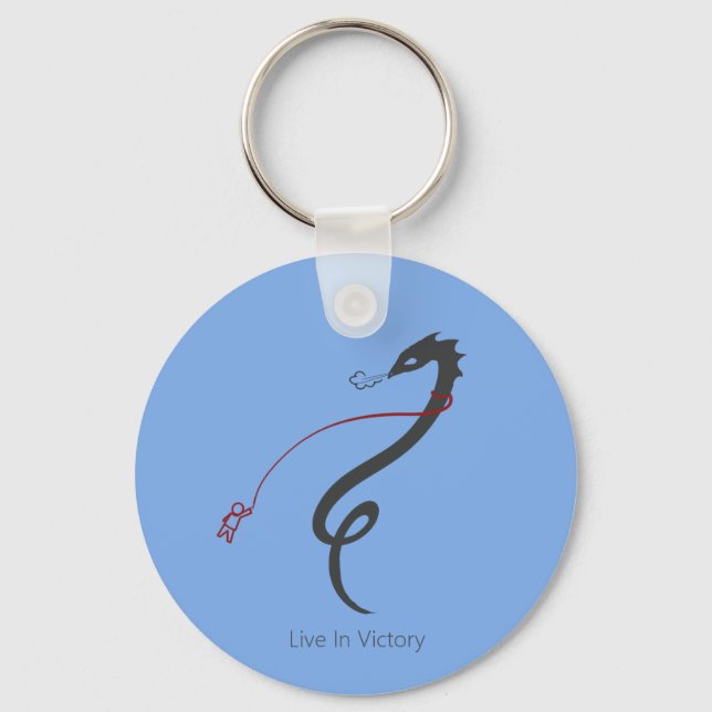 Live In Victory Key Ring (Front)