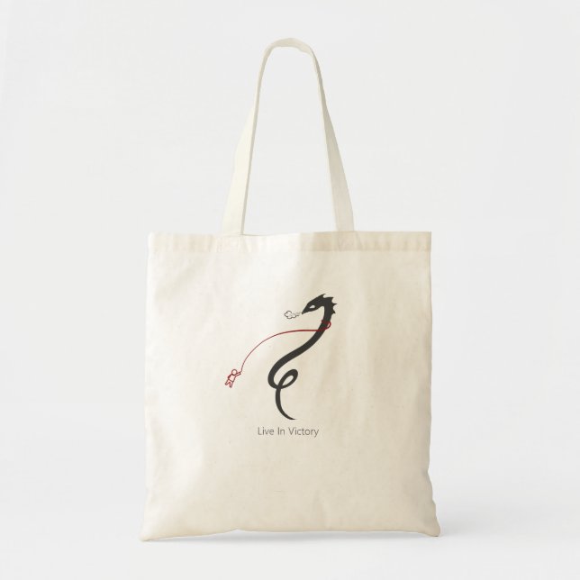 Live In Victory Tote Bag (Front)