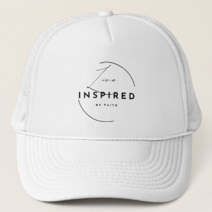 Live Inspired by Faith Minimalist Christian Trucker Hat