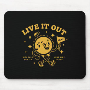Live It Out Vbs 2025 Bible School Christian Youth Mouse Pad