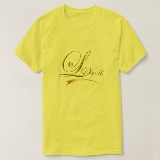 Live It Swoosh Fashion T-Shirt (Design Front)