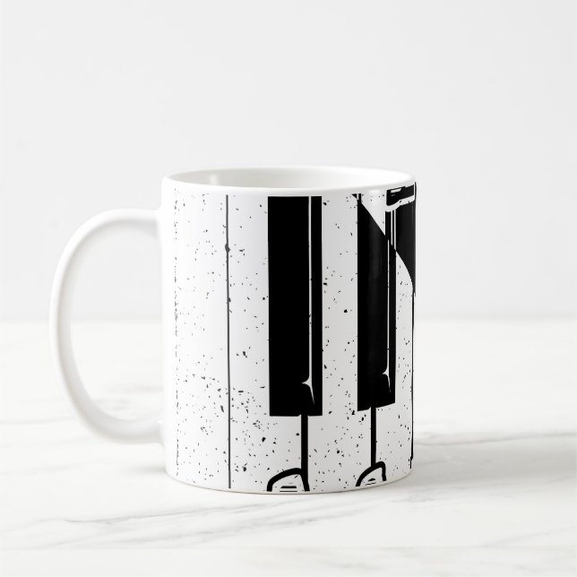 Live Jazz Calligraphy Illusion Logo Lettering with Coffee Mug (Left)