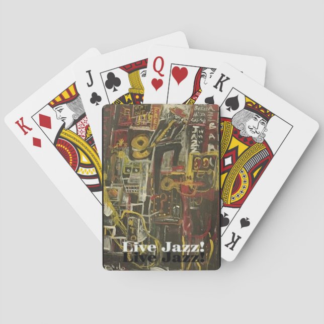 LIVE JAZZ PLAYING CARDS (Back)