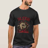 Live Laugh Blegh Skull Heavy Metal Metalcore Death