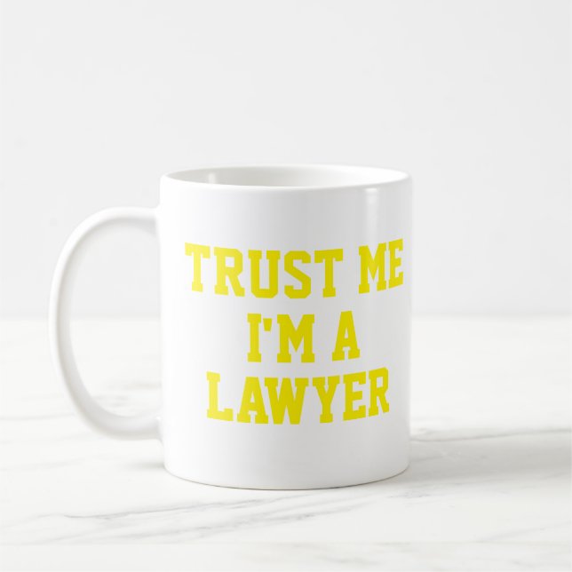 Live Laugh Lawsuit Funny Female Lawyer Gift Coffee Mug (Left)
