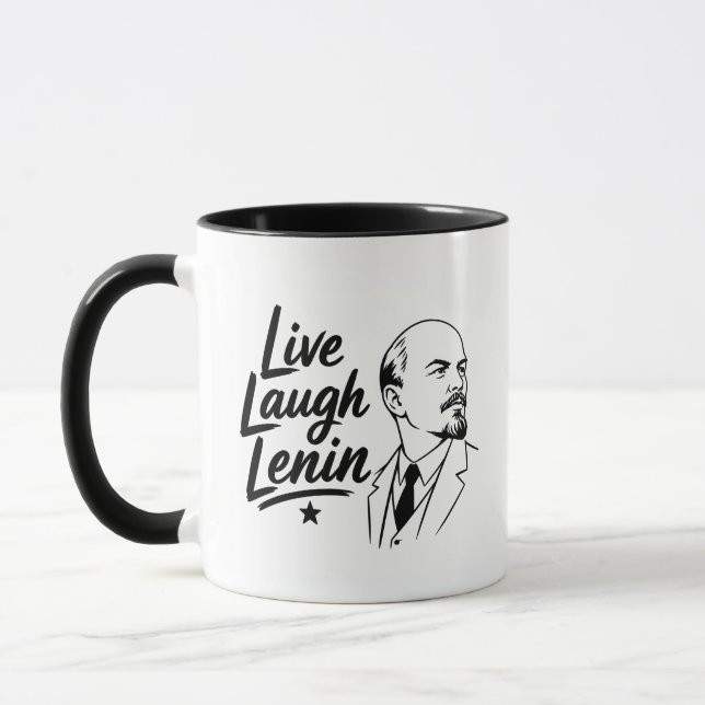 Live Laugh Lenin Mug (Left)