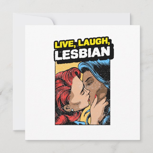 Live Laugh Lesbian (Front)