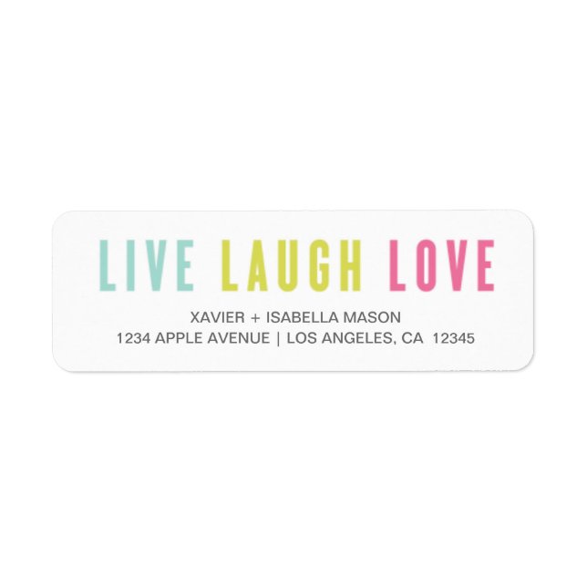 Live Laugh Love (Front)