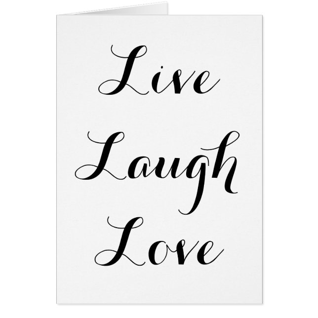 Live - Laugh - Love (Front)