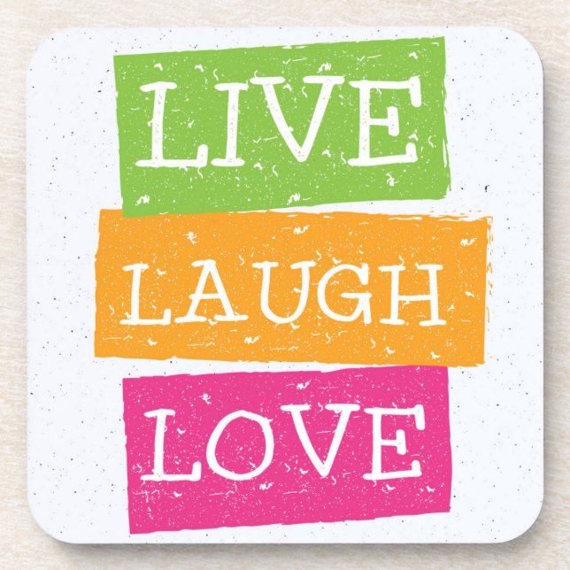 Live Laugh Love 2 Coaster (Front)
