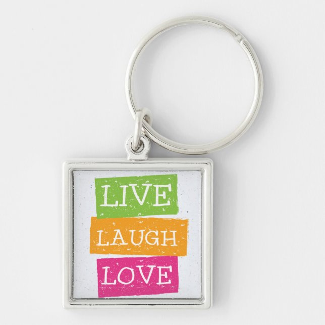 Live Laugh Love 2 Key Ring (Front)