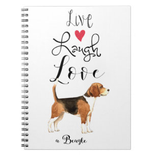 Live Laugh Love a Beagle Notebook