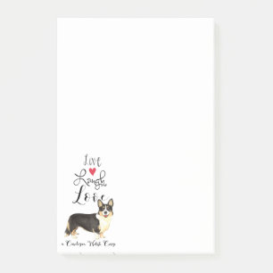 Live Laugh Love a Cardigan Welsh Corgi Post-it Notes
