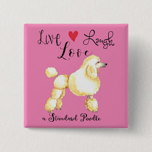 Live Laugh Love a Golden Retriever Button