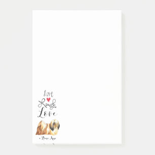Live Laugh Love a Lhasa Apso Post-it Notes
