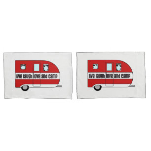"Live, Laugh, Love and Camp" Pillowcase