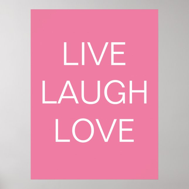 live - laugh - love  art print (Front)