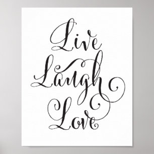 Live, Laugh, Love art print