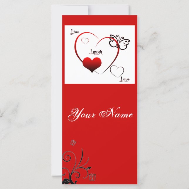 Live,laugh,love Bookmark (Front)