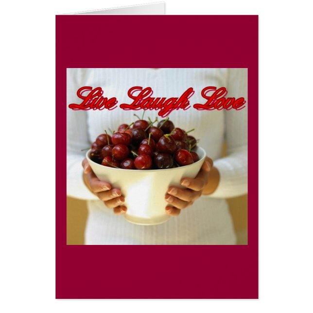 Live Laugh Love Card (Front)