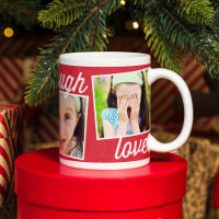 Live Laugh Love Custom Photo Mug