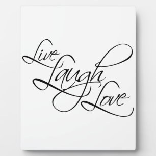 Live  Laugh  Love Customise Product Plaque