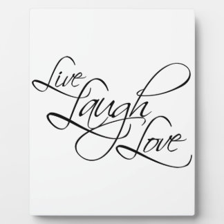 Live  Laugh  Love Customise Product Plaque