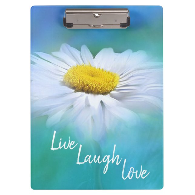 Live Laugh Love Daisy Clipboard (Front)