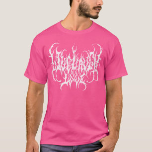 Live Laugh Love - Death Metal Music Typography T-Shirt