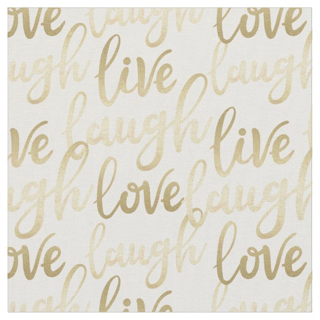 Live Laugh Love Fabric (Close Up)