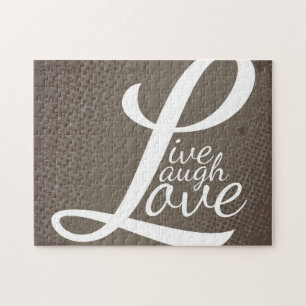 LIVE LAUGH LOVE JIGSAW PUZZLE