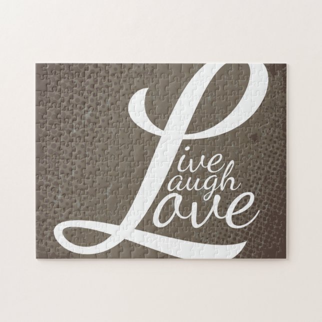 LIVE LAUGH LOVE JIGSAW PUZZLE (Horizontal)