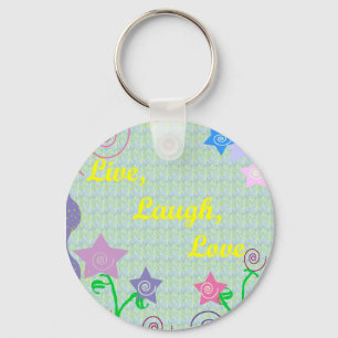 Live, Laugh, Love key chain