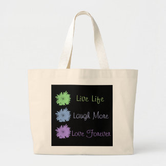 Live Laugh Love Large Tote Bag