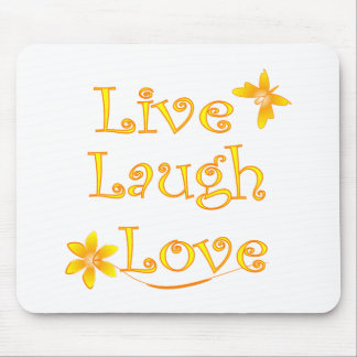 Live Laugh Love Mouse Pad