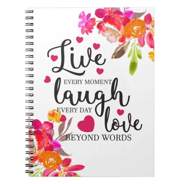 Live Laugh Love Notebook (Front)