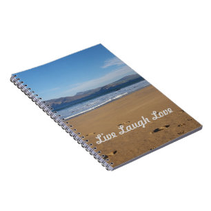 Live laugh love notebook