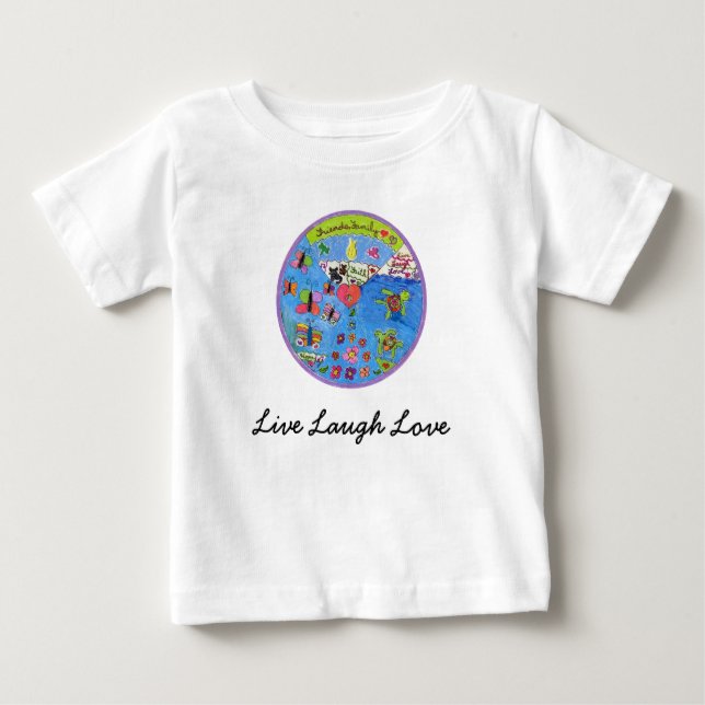 Live Laugh Love shirt design (Front)