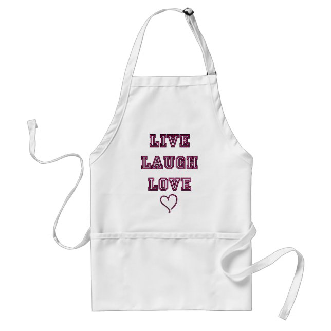 Live Laugh Love Standard Apron (Front)