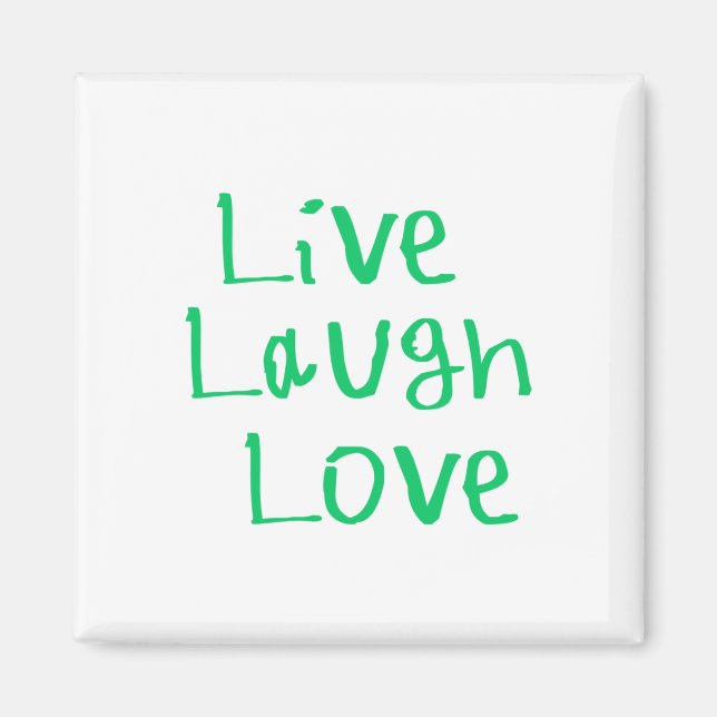 Live Laugh Love Sticker1  Magnet (Front)